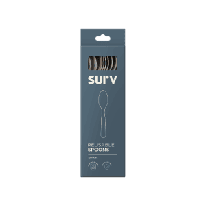 Surv 10pc Reusable PP5 Spoon Box