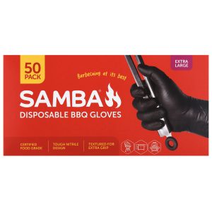 Samba Disposable BBQ Gloves 50Pk Extra Large