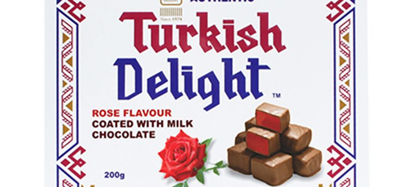 Turkish Delight Rose Flavour with milk chocolate