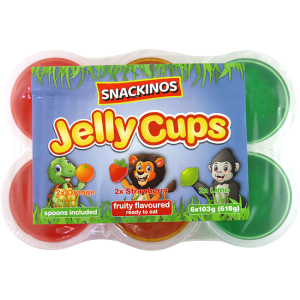 Snackinos Jelly Cups 618g