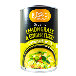 Blissful Organics Coconut Milk LG Ginger Curry 400g