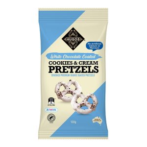 Hugos Cookies & Cream Pretzels 120g